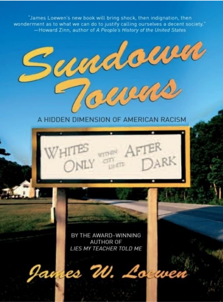 Sundown Towns book cover New Town Alive